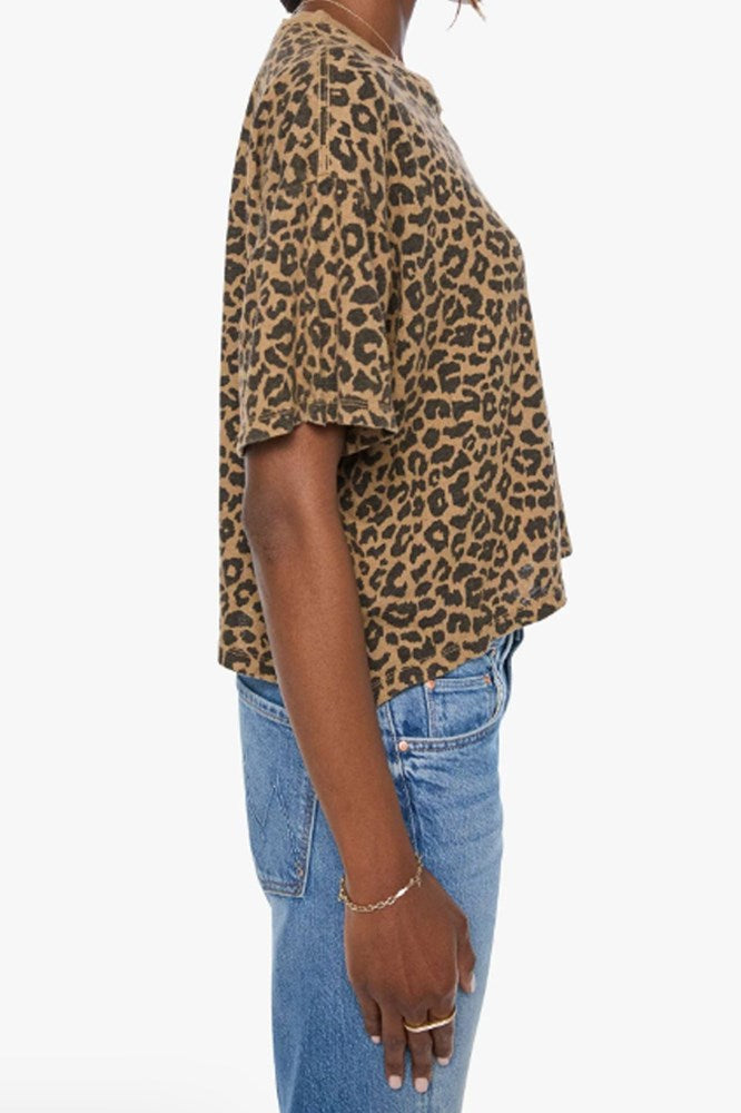 The Boxy Ringer Tee - Leap Year Leopard Print - Mother