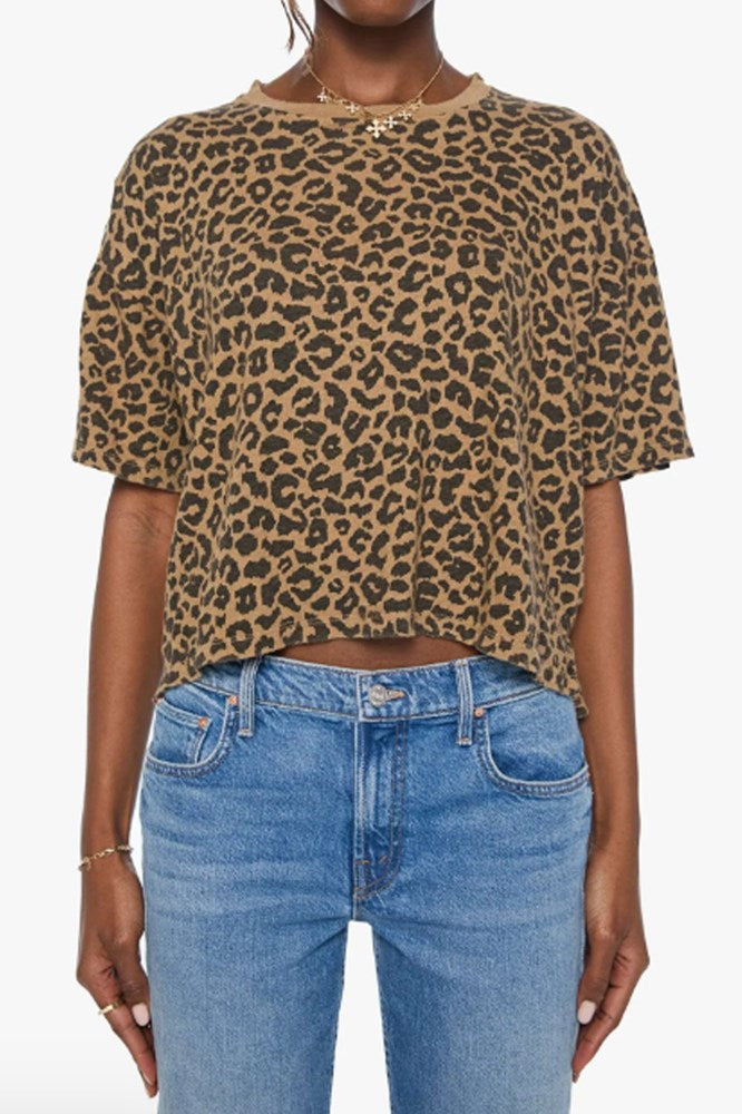 The Boxy Ringer Tee - Leap Year Leopard Print - Mother
