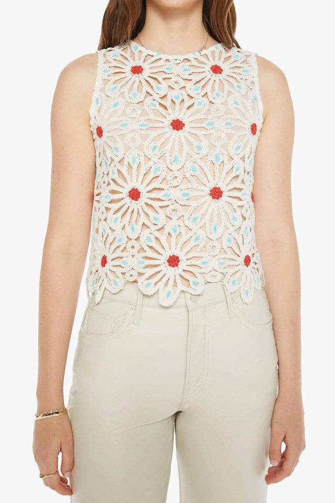 The Daisy Shell Top - Bunched Together