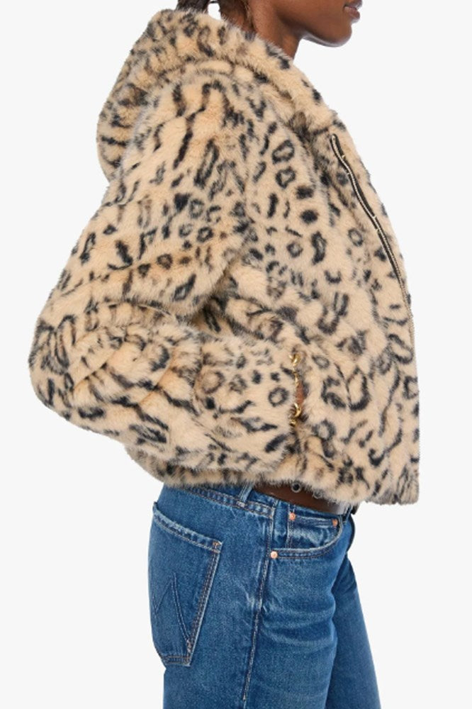 The Hooded Polar Opposite Faux Fur Jacket - Mother