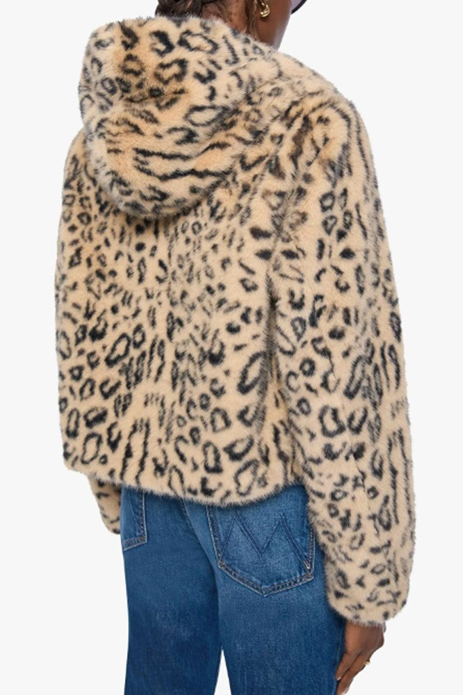 The Hooded Polar Opposite Faux Fur Jacket - Mother
