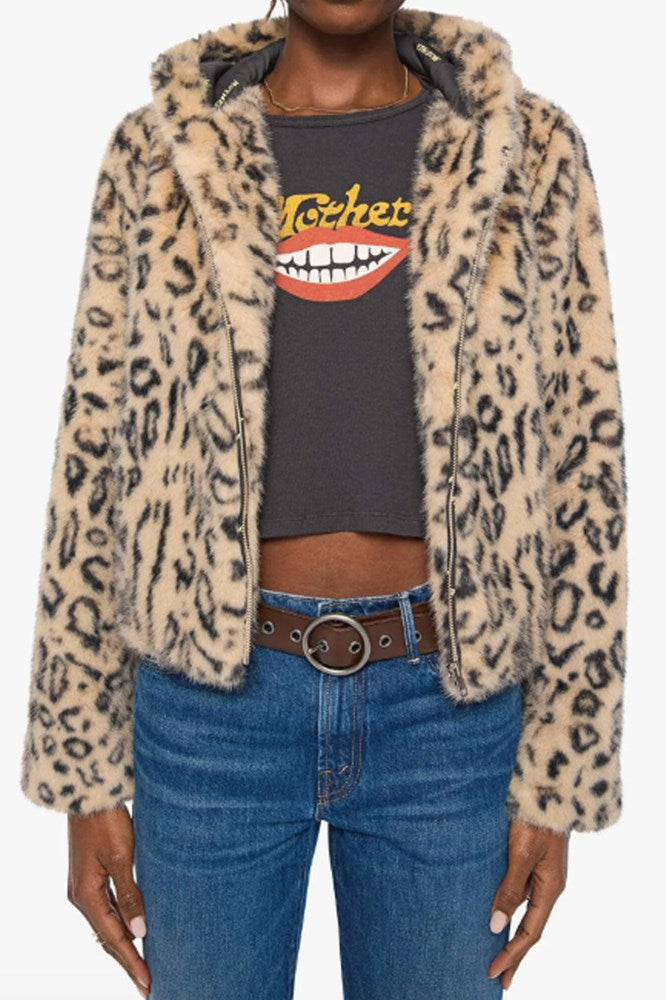 The Hooded Polar Opposite Faux Fur Jacket - Mother