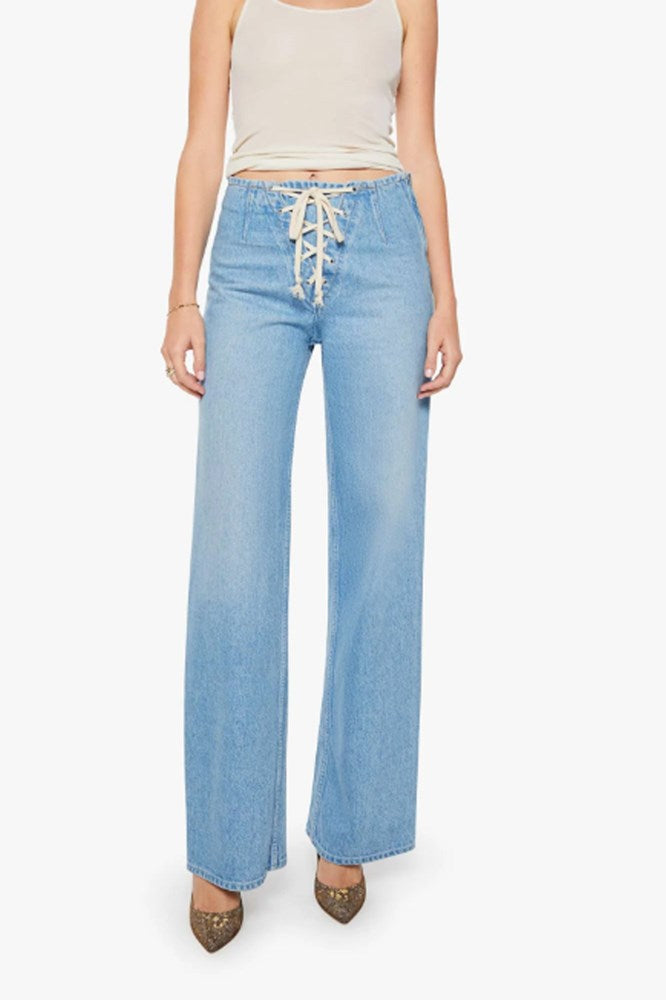 The Laced Up Smoothie Sneak Jeans - Mother