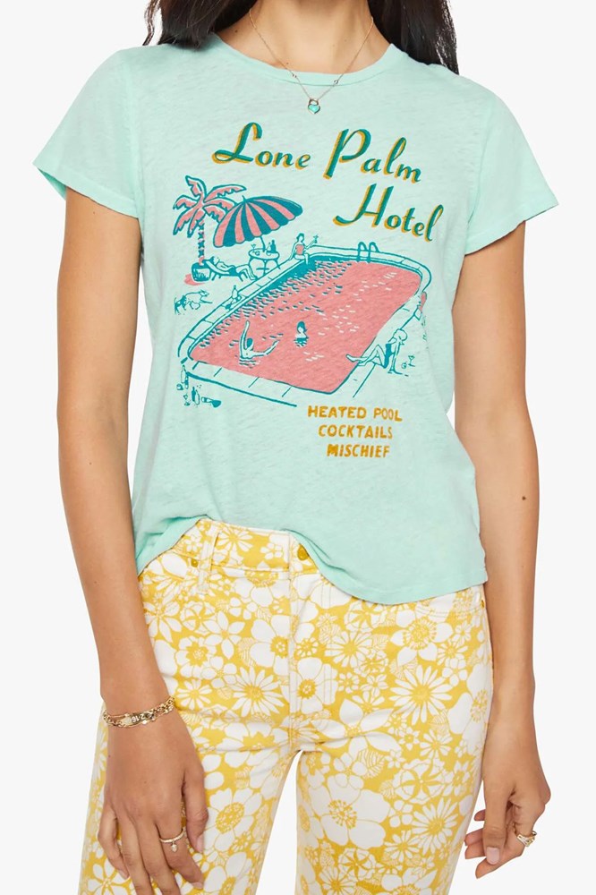 The Lil' Sinful - Lone Palm - Bleached Aqua - Mother