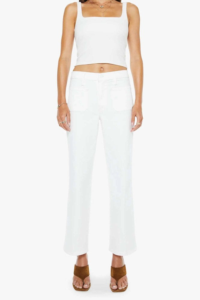 The Patch Pocket Mid Rise Maven Ankle - Total Innocent - Mother
