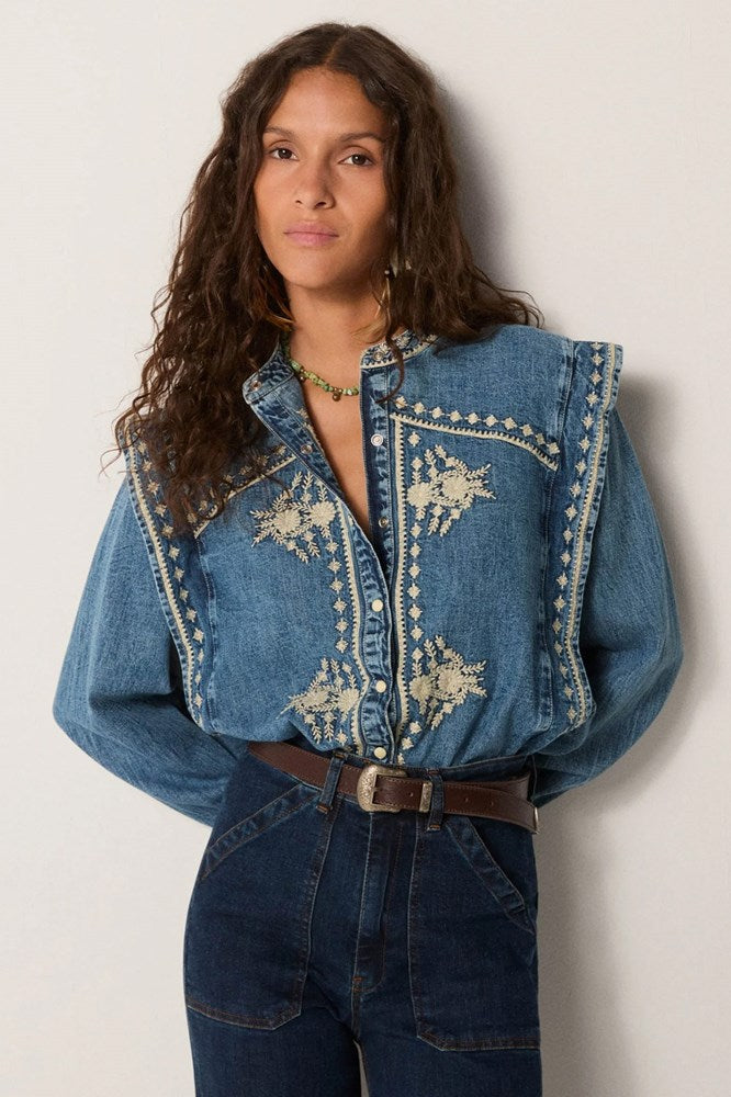 Narciso Blouse - Light Blue