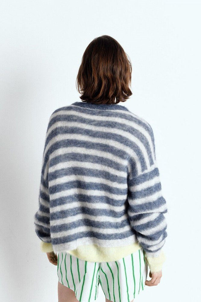 Nenybay Jumper - Polar/Tornado Stripe Melange