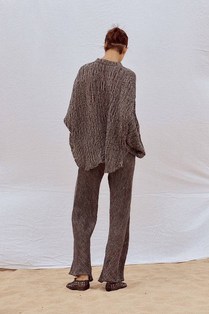 Estilo Emporio-Novo Flare Pant - Binario Black-Pants-st-barts-brisbane-goldcoast-cabarita-southport