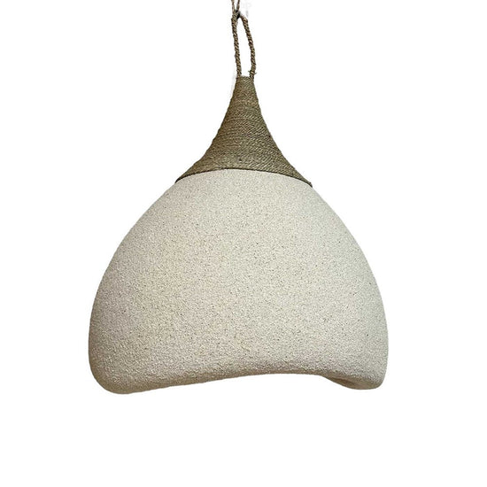 Obi Sand Dome Pendant Light - Natural