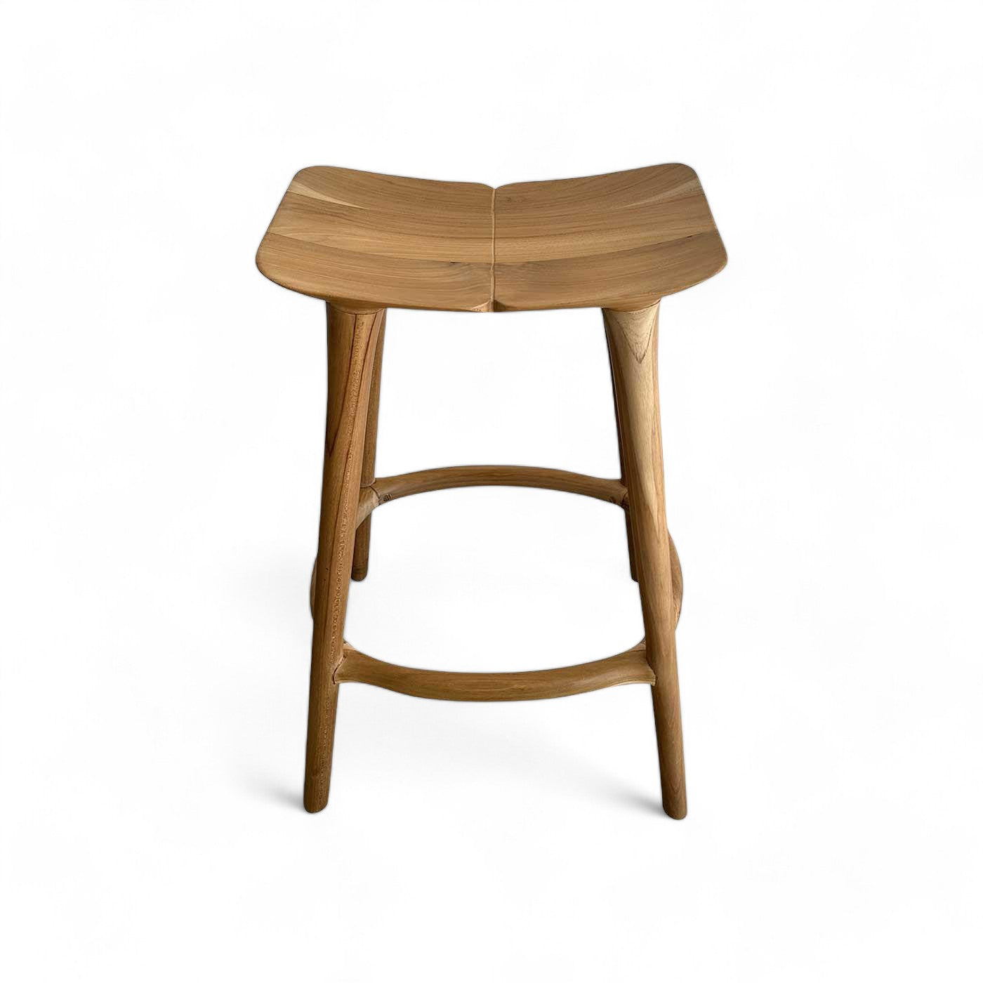 Olsen Natural Teak Bar Stool