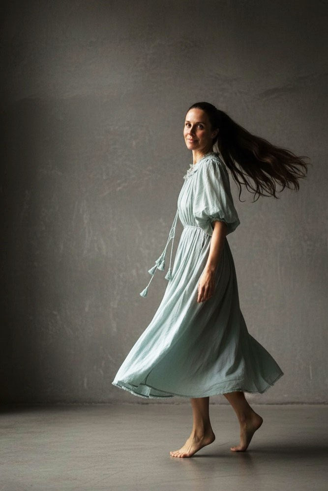 Ophelia Dress - Ice Blue