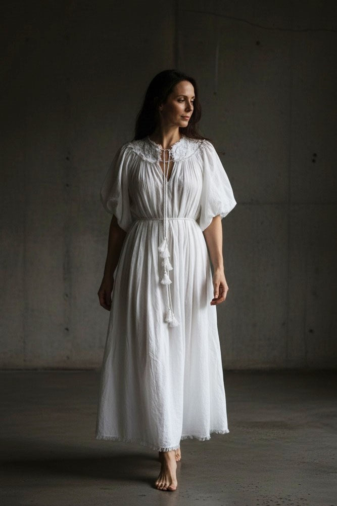 Ophelia Dress - White