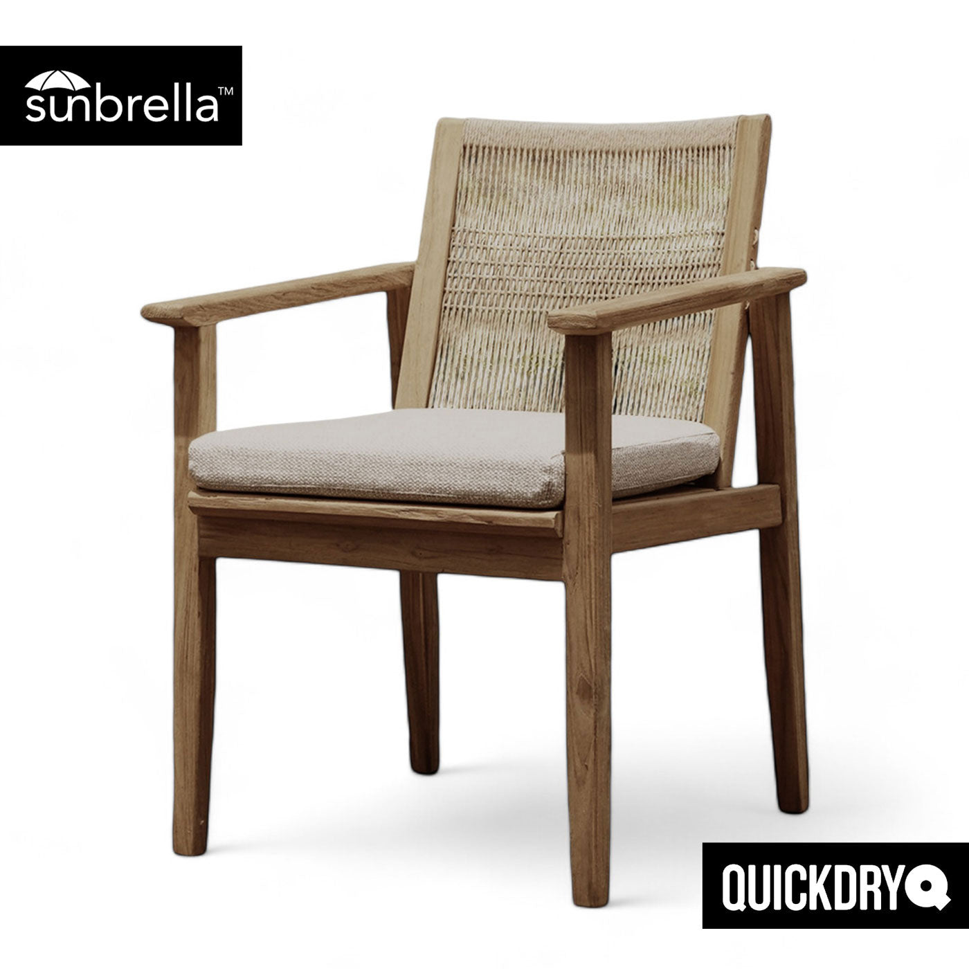 Oscar Outdoor Teak Dining Chair