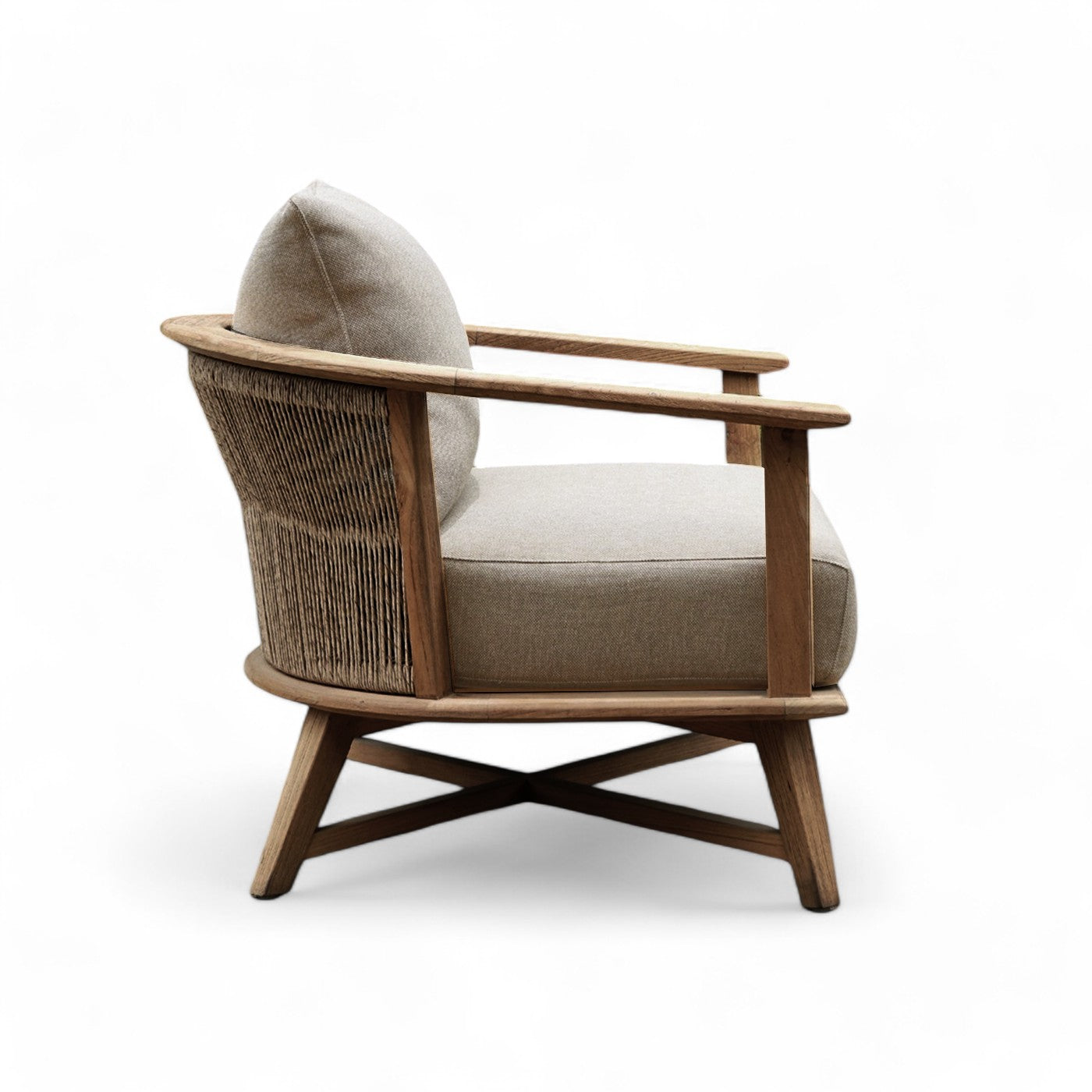 Oscar Outdoor Teak Occasional Chair