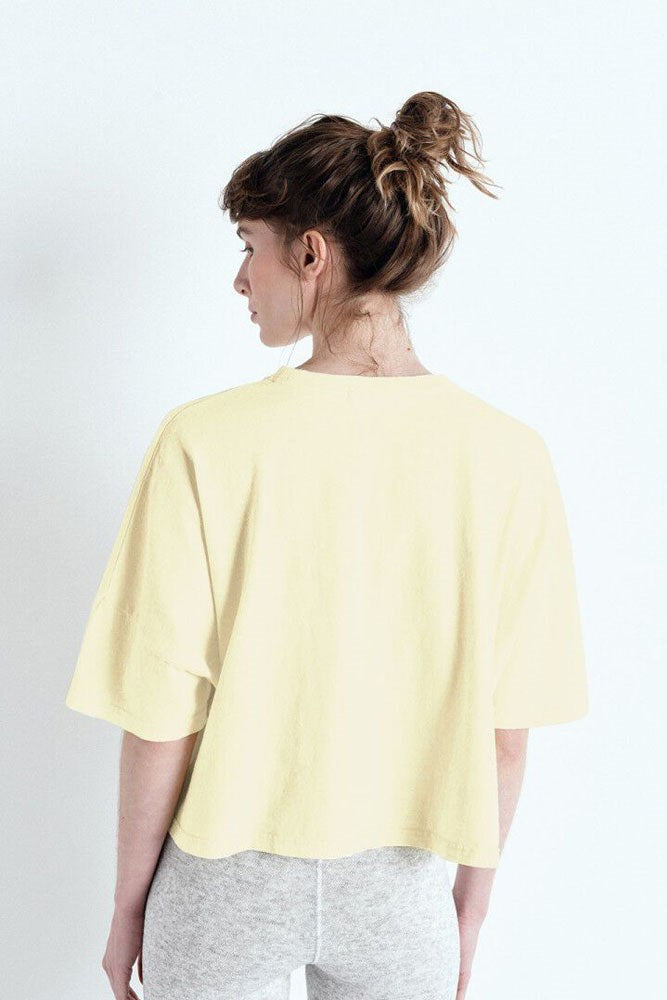 Ouky T-shirt - Vintage Custard