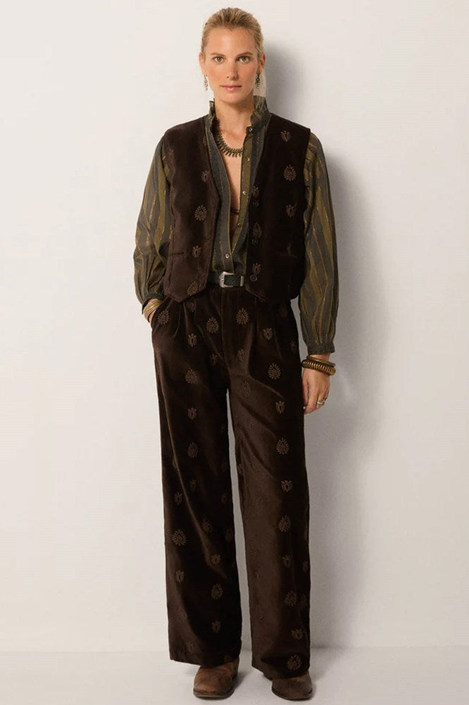 Paco Pant - Velluto Macchiato