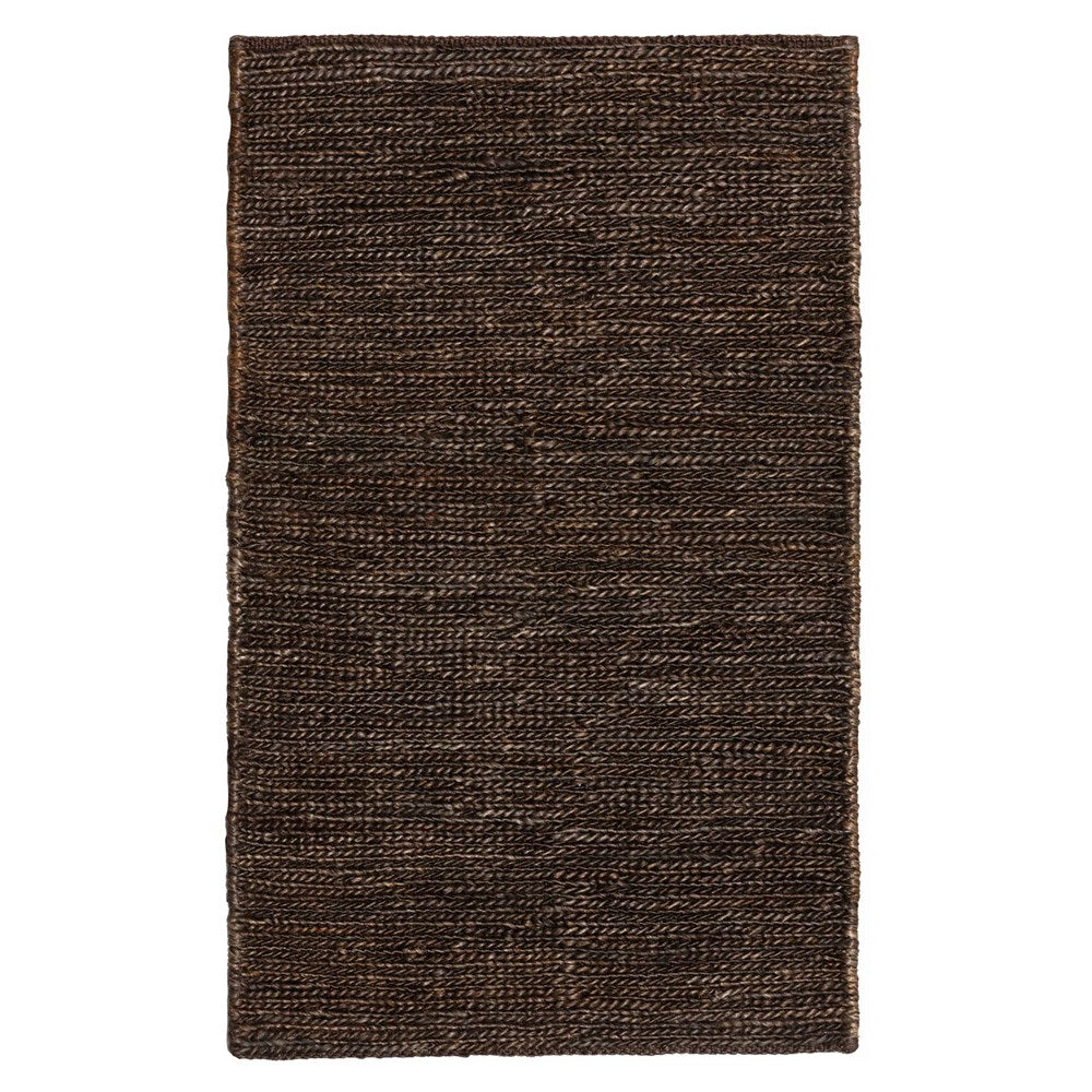 Paris Jute Weave Rug - Dark Brown