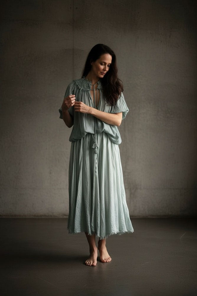 Parosel Skirt - Ice Blue