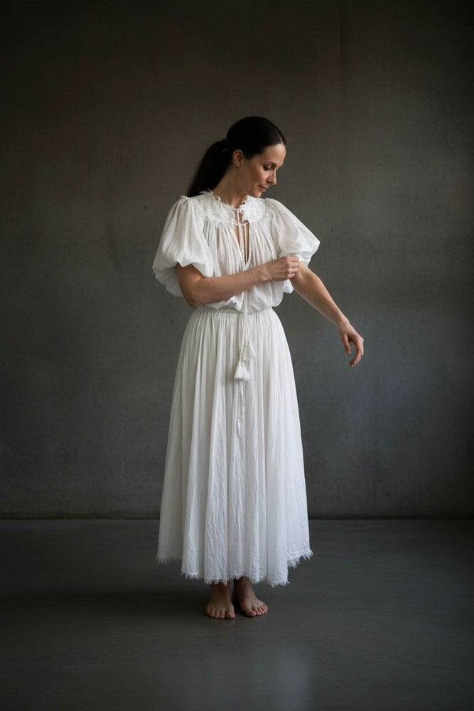 Parosel Skirt - White