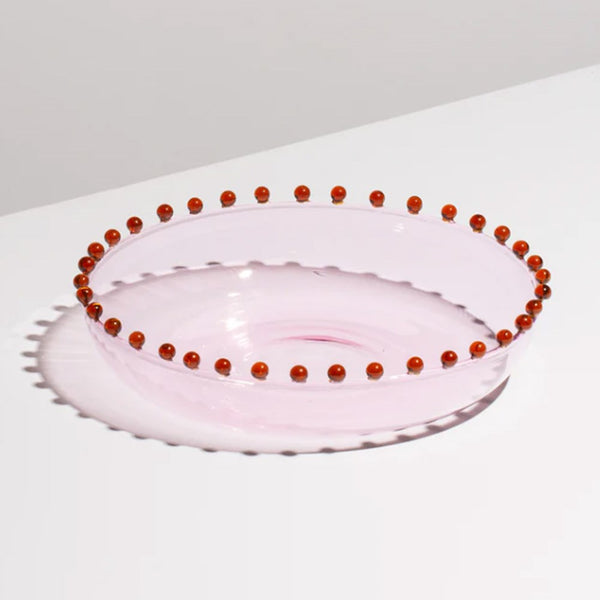 Pearl Platter - Amber/Lilac