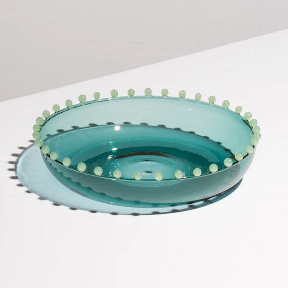 Pearl Platter - Teal/Jade