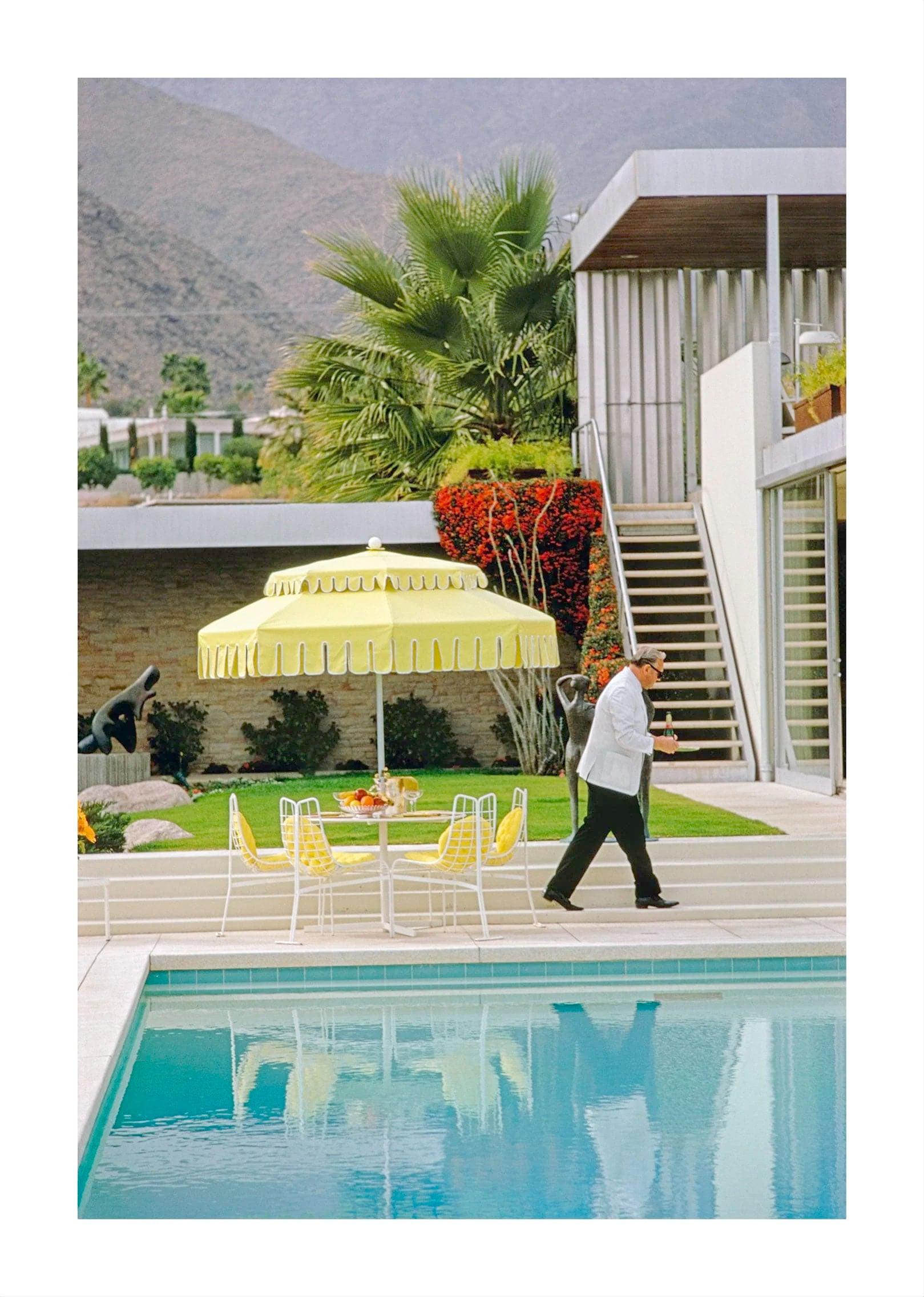 Poolside Waiting-St Barts