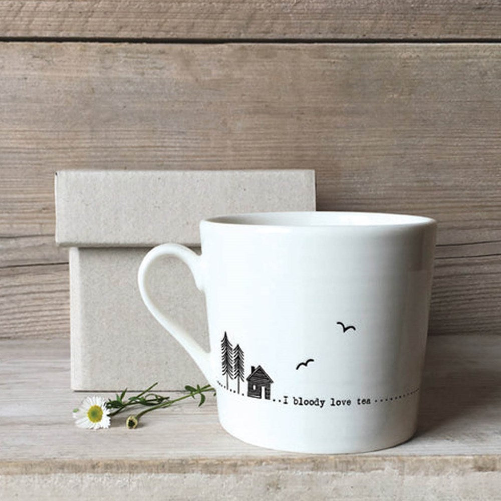 Porcelain Mug - I Bloody Love Tea