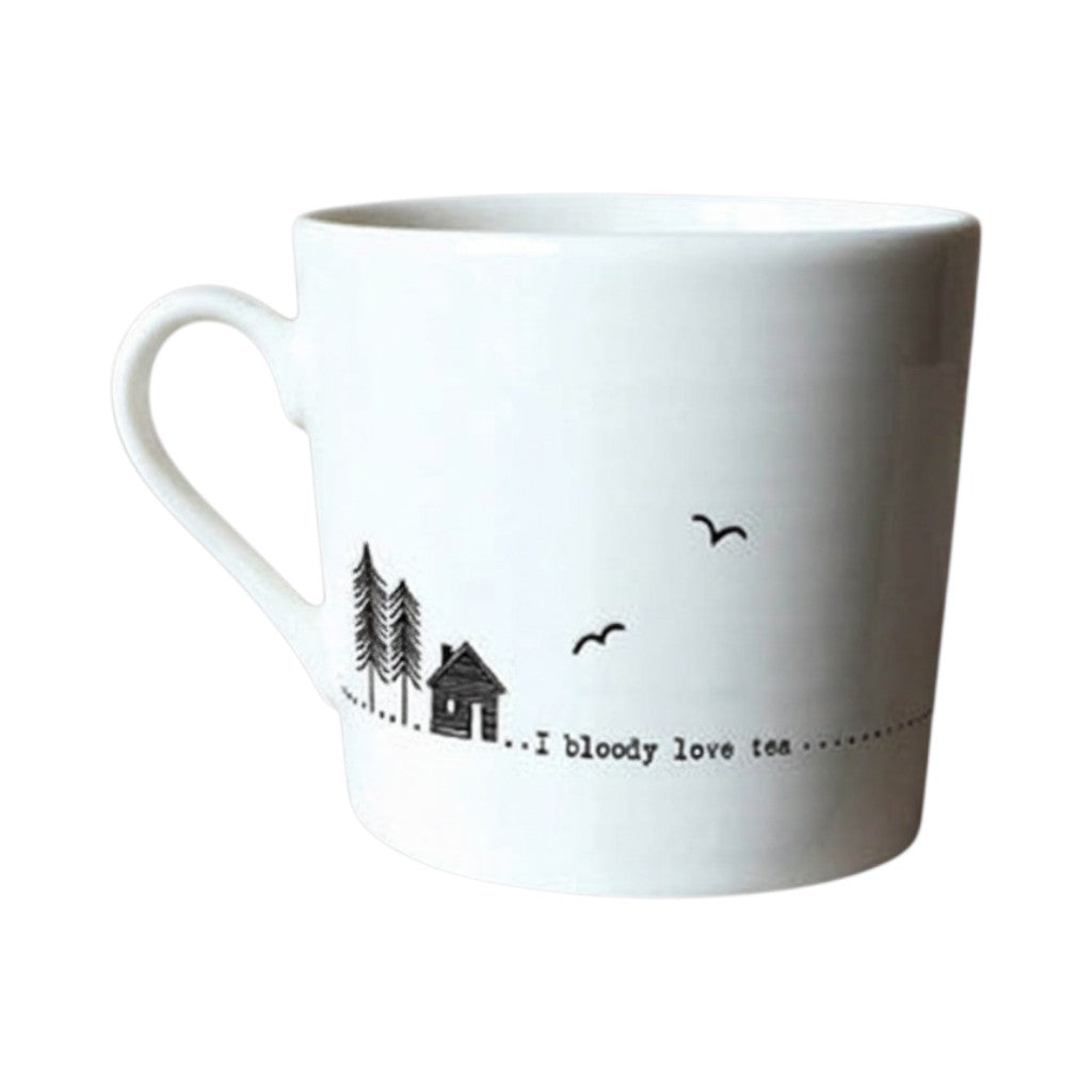 Porcelain Mug - I Bloody Love Tea