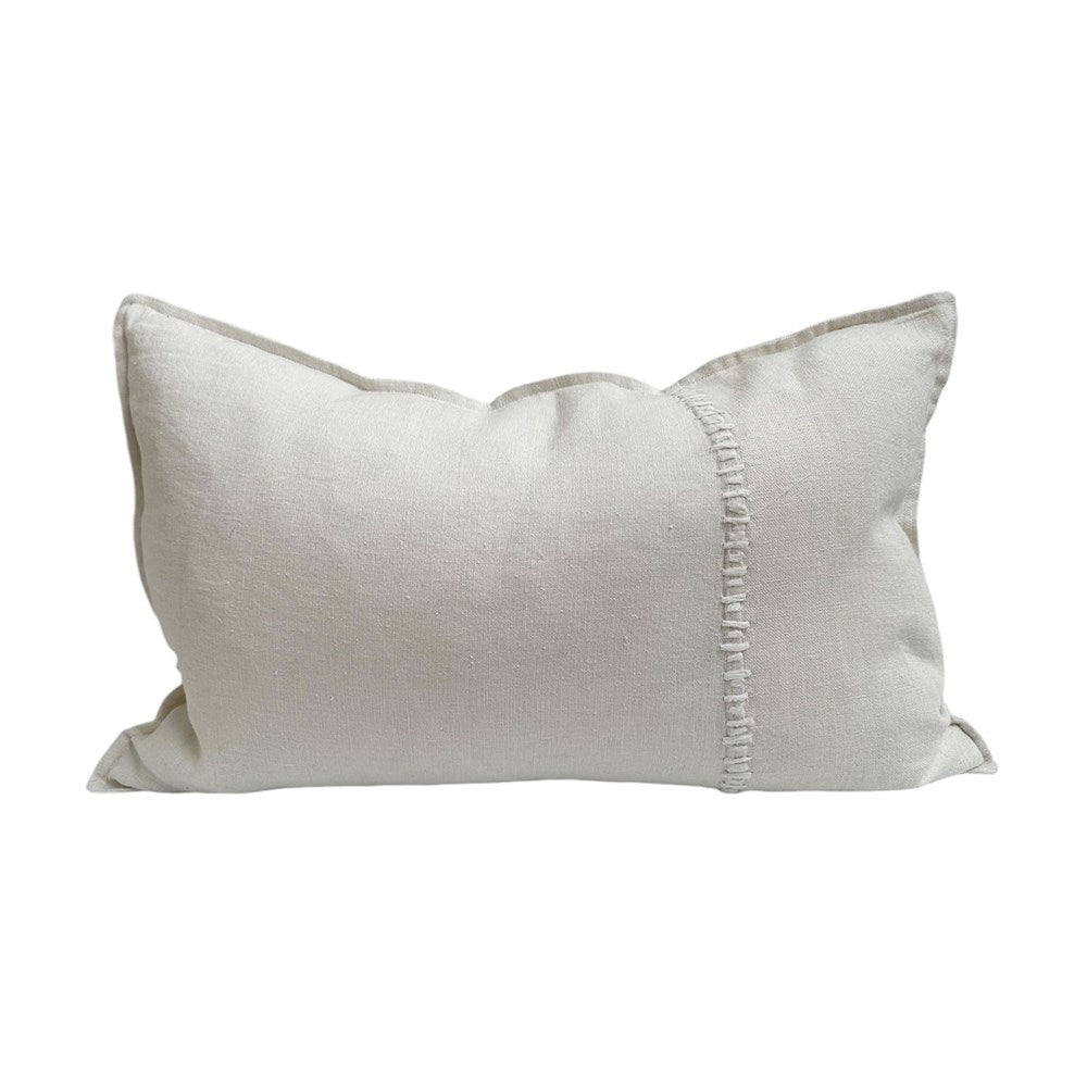 Primal Linen Cushion - Ivory