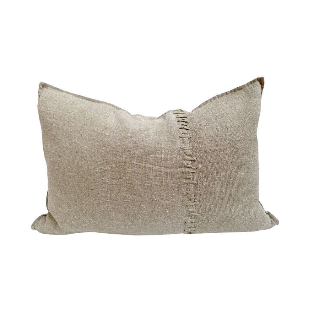 Primal Linen Cushion - Natural