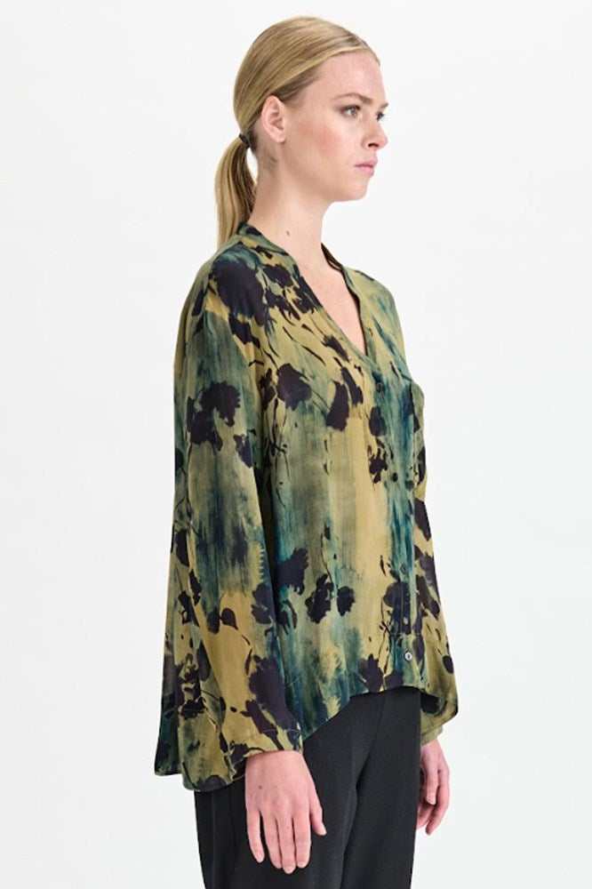 Printed Blouse - Green