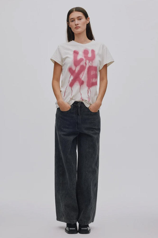 Ambla Luxe Tee - Pink - Rabens Saloner
