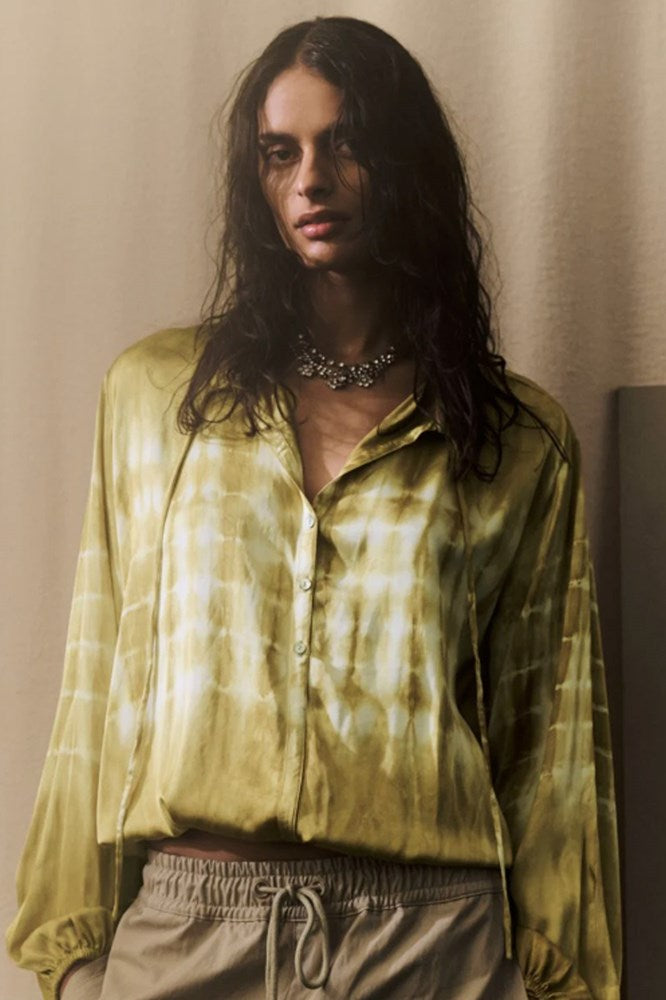 Ira Frequency Tie Shirt - Golden Combo - Rabens Saloner