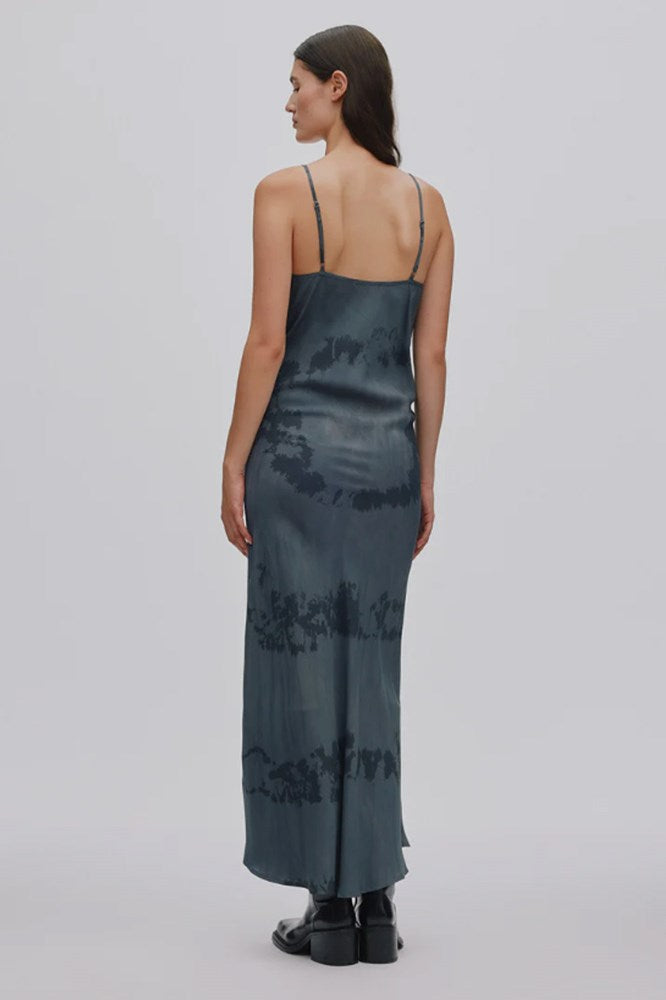 Meluca Cosmic Ruched Bust Dress - Anthracite Combo - Rabens Saloner
