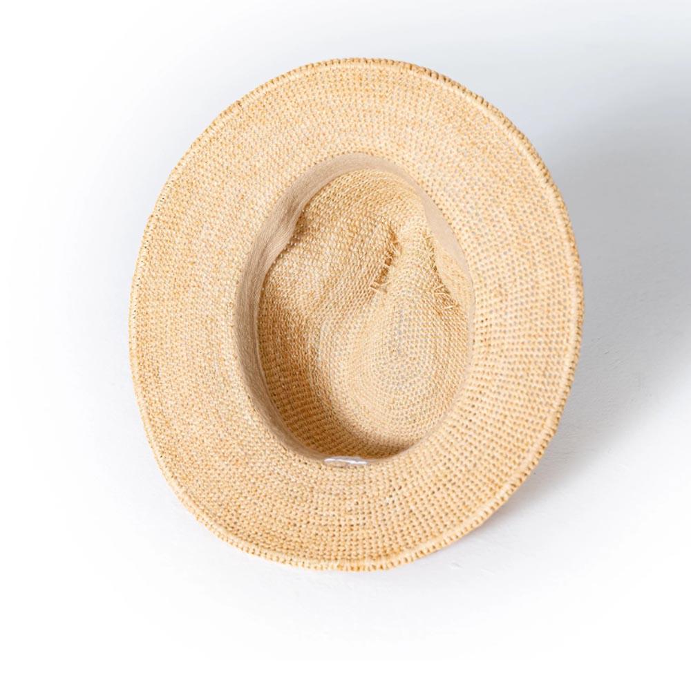 Ramse Straw Fedora Sun Hat - Natural