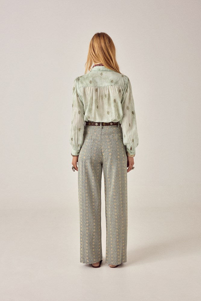 Rani Mineral Waves Shirt - Jade