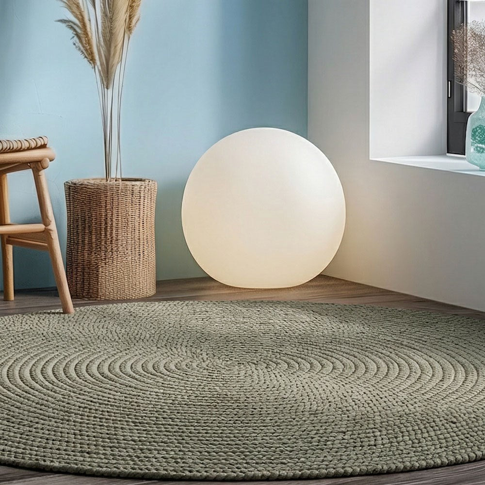 Rebecca Braided Round Rug - Marsh