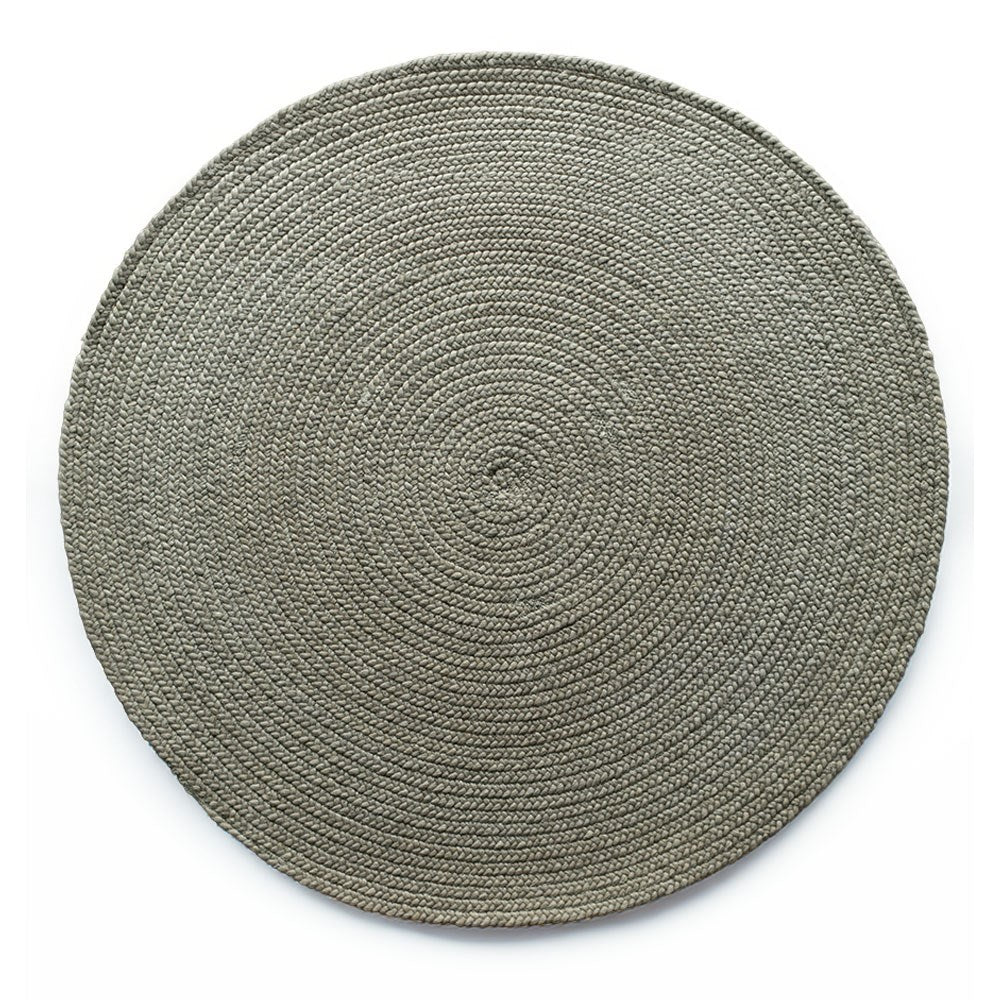 Rebecca Braided Round Rug - Marsh