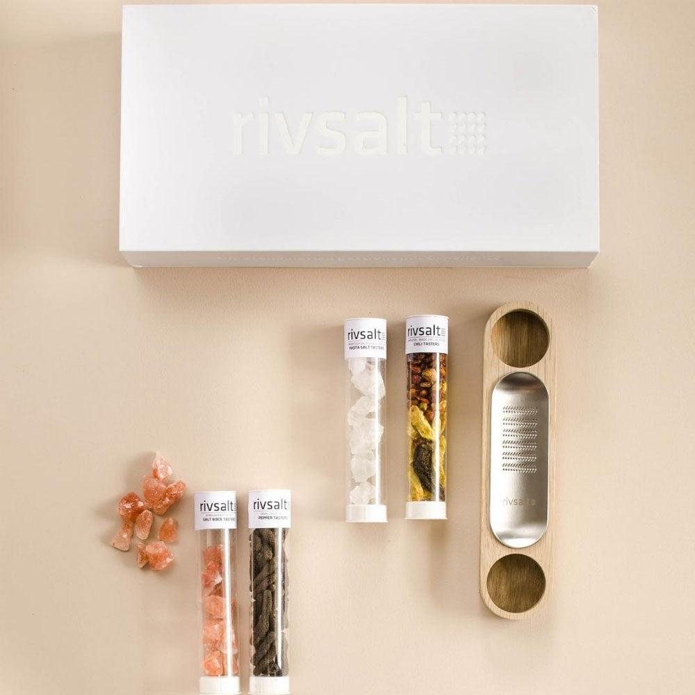 Rivsalt Gift Box Tasters- Selection of Salt, Pepper & Chilli