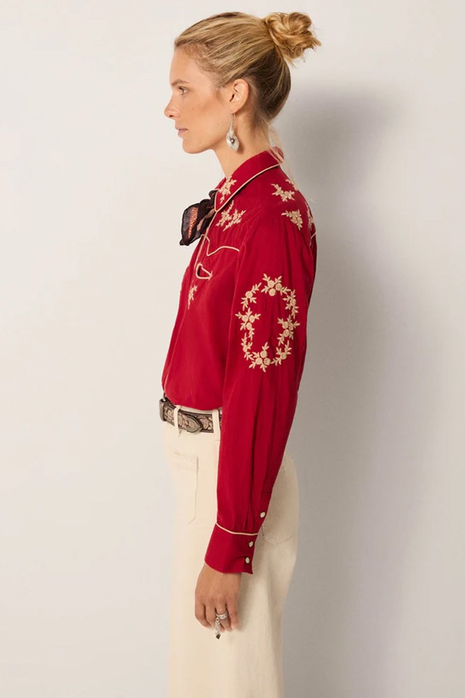 Rodeo Blouse - Red River