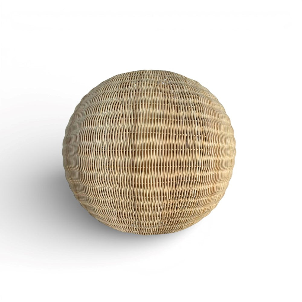 Ruban Rattan Round Pendant - Large