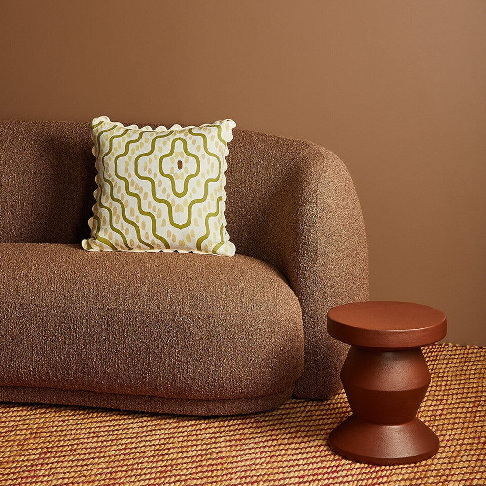 Rushes Olive Cushion