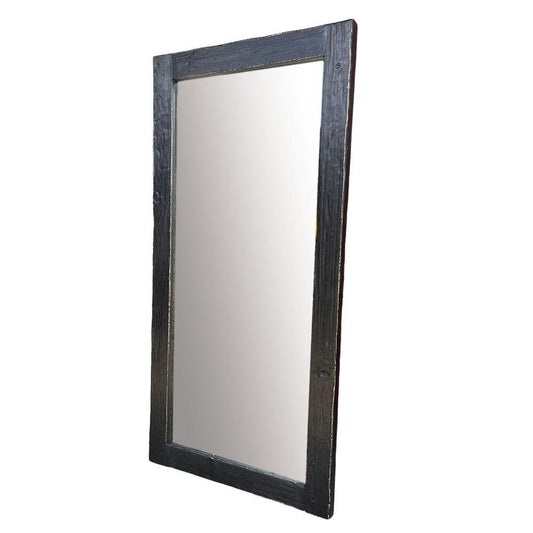 Rustic Black Full Length Elm Mirror - Large