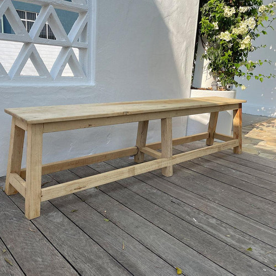 Rustic Reclaimed Pine Benches #1