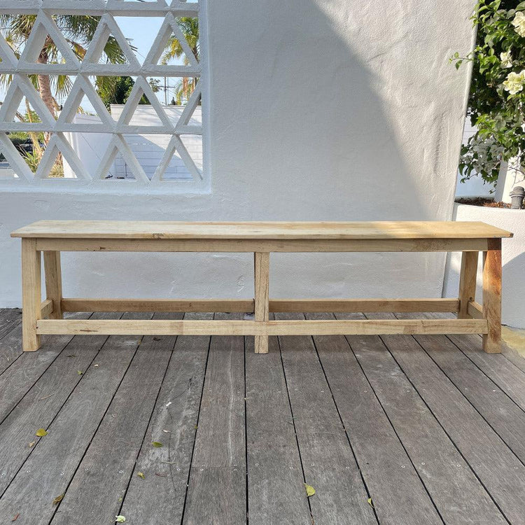 Rustic Reclaimed Pine Benches #1