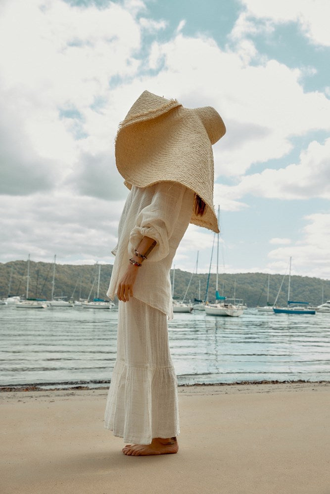 Estilo Emporio-Salucita Pant - Fiamma Panna-Pants-st-barts-brisbane-goldcoast-cabarita-southport