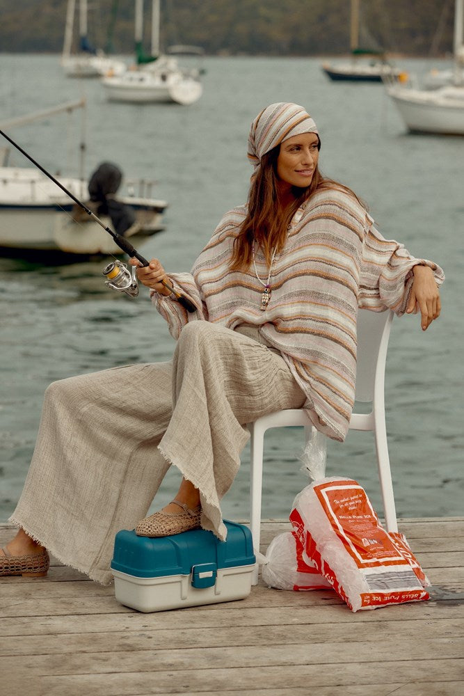 Estilo Emporio-Sampatico Shirt - Fez Stripe-Tops-st-barts-brisbane-goldcoast-cabarita-southport