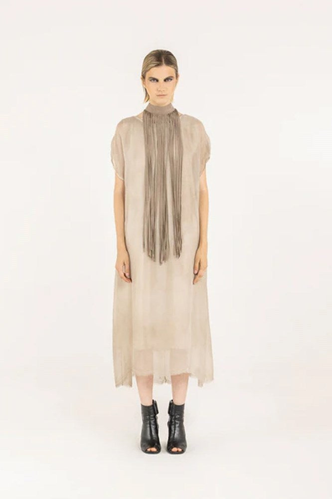 Sanctamuerte Dress - Sand Shell
