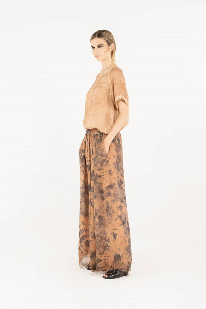 Sanctamuerte Pants - Starfish Orange Print