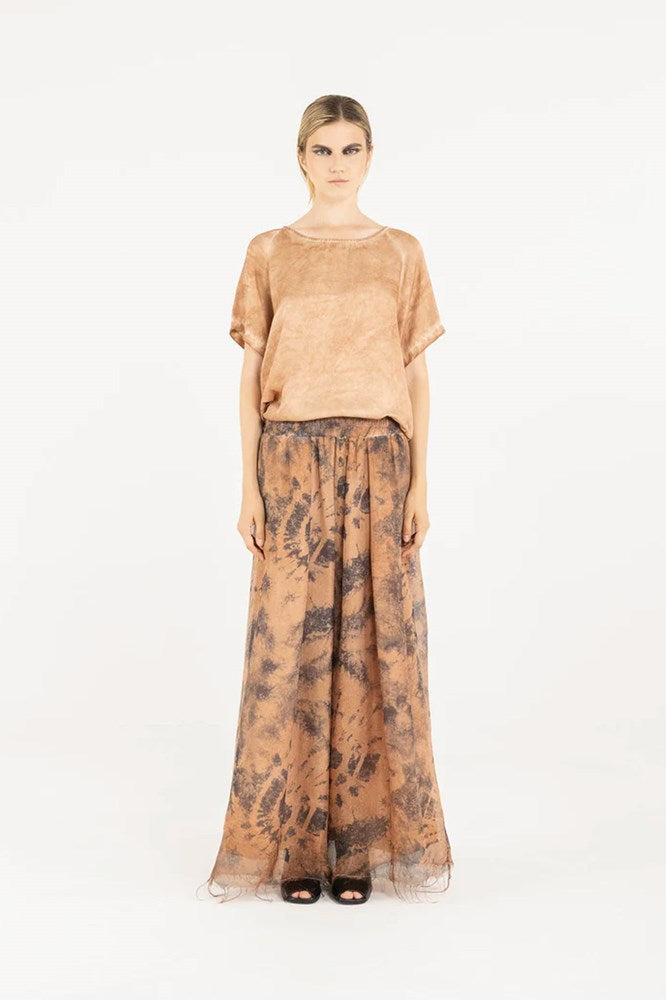Sanctamuerte Pants - Starfish Orange Print